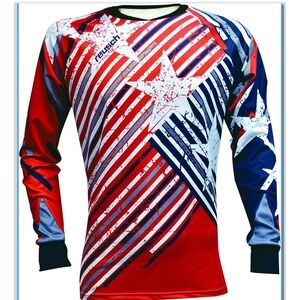 NWT Reusch Patriot II Pro-Fit‎ Soccer Goalkeeper Jersey Adult Sz L 3811302 $65